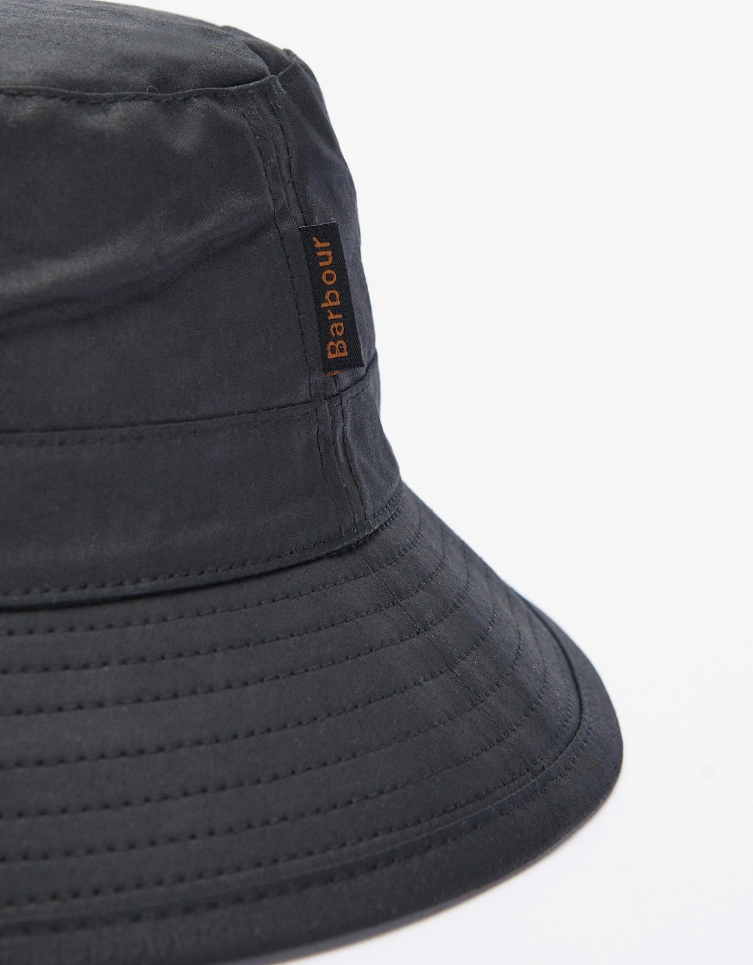 Mens Wax Bucket Hat - Black