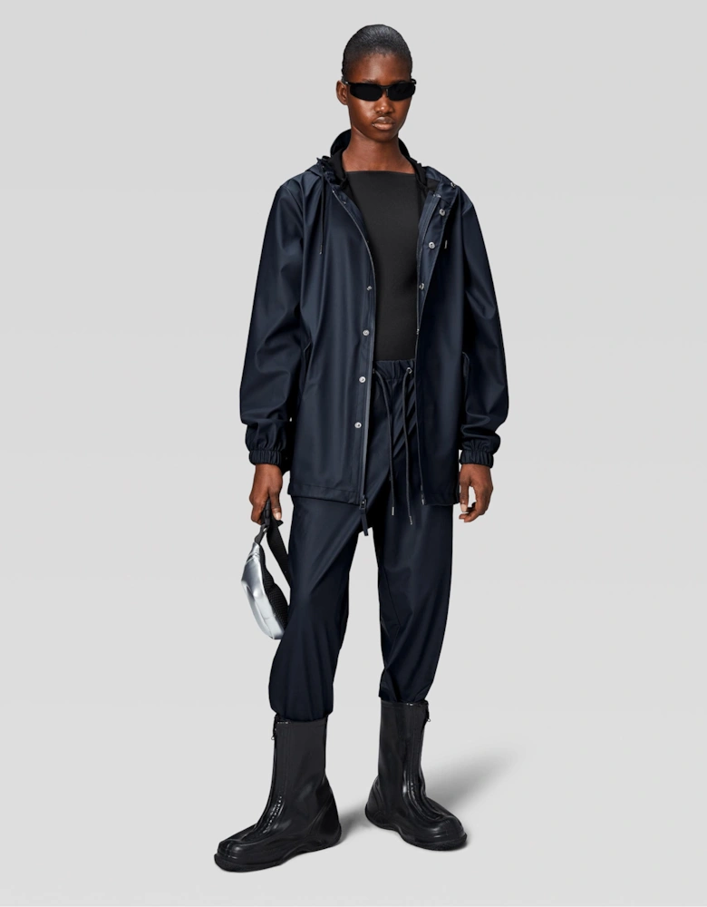 Rains Unisex Fishtail Jacket - 47 Navy