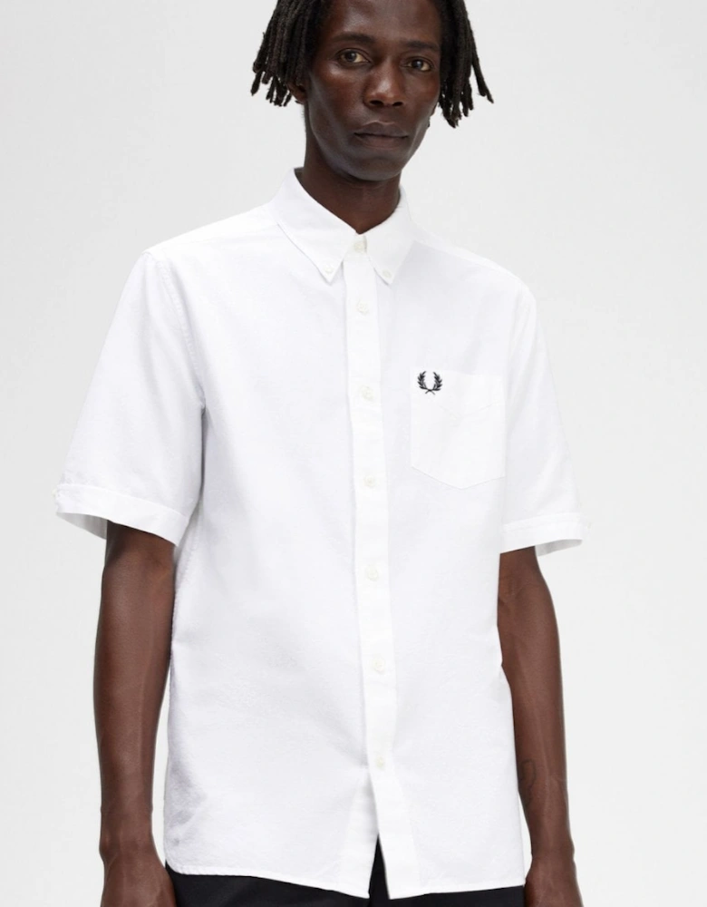Mens Short Sleeve Oxford Shirt