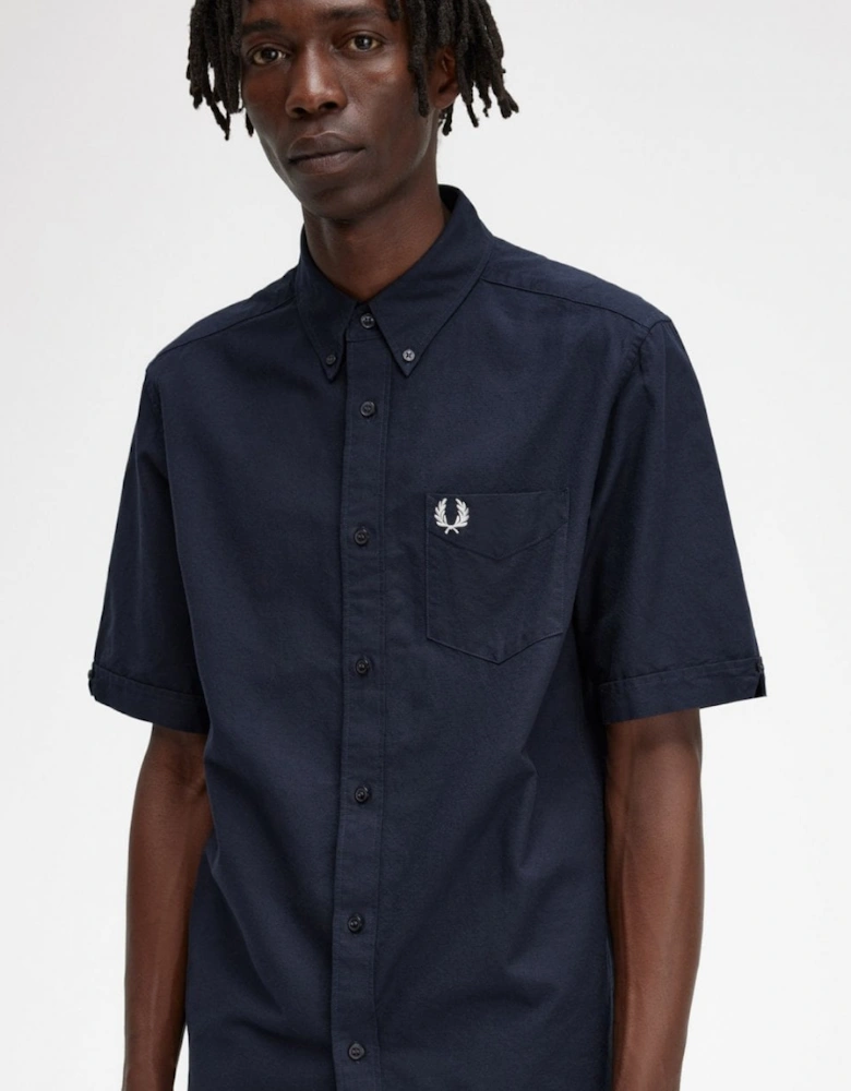 Mens Short Sleeve Oxford Shirt
