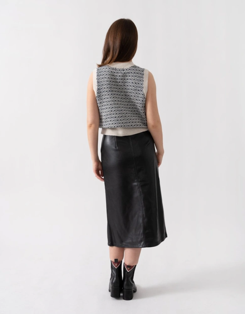 Aria Womens Midi Skirt