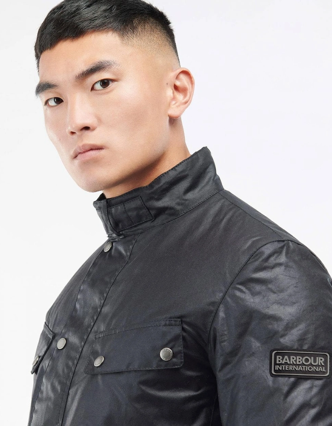 Tourer Duke Mens Wax Jacket - Navy