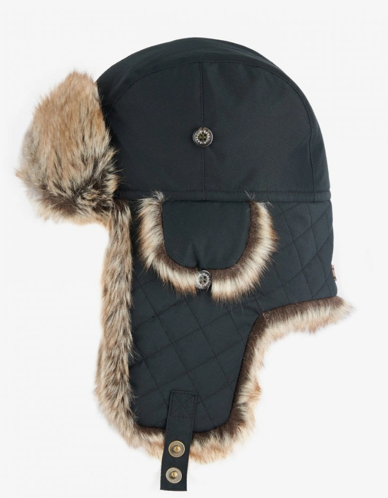 Cleadon Mens Trapper Hat - Black