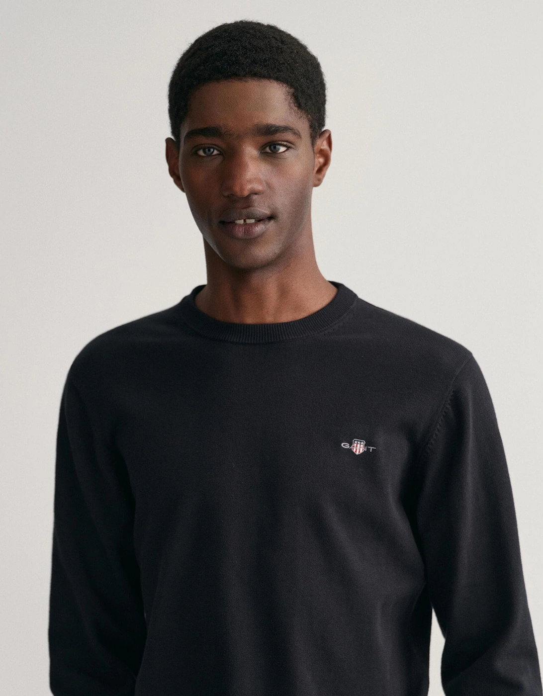 Mens Classic Cotton Crew Neck Jumper