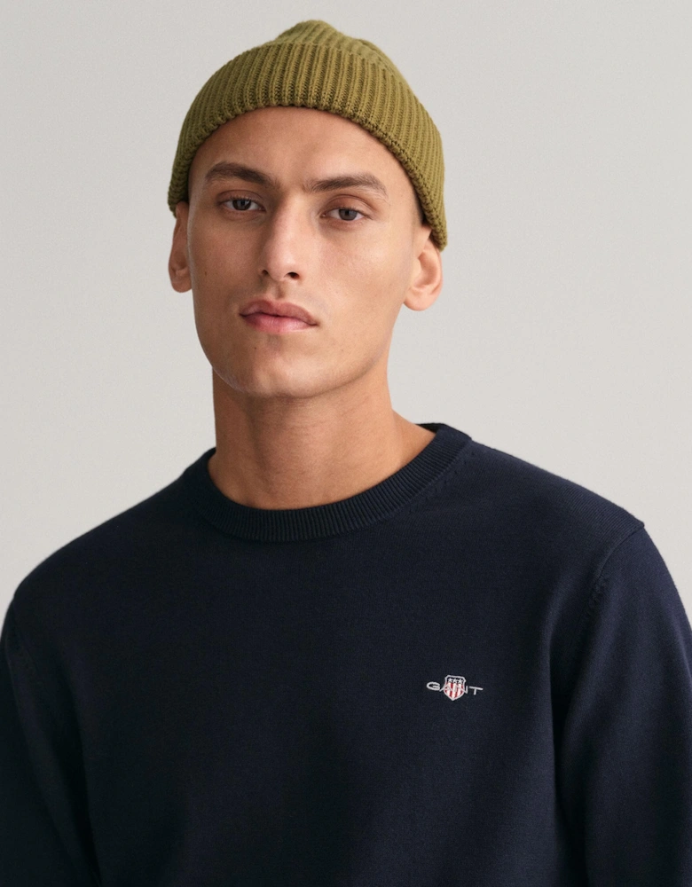 Mens Classic Cotton Crew Neck Jumper