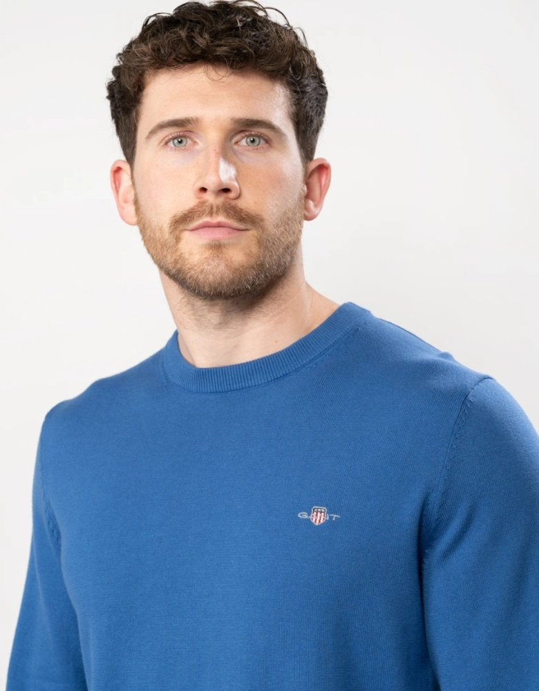 Mens Classic Cotton Crew Neck Jumper
