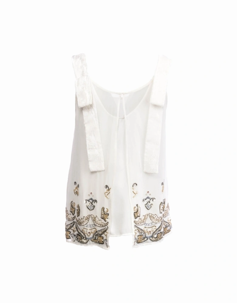 Elsa Sparkle Strappy Womens Top