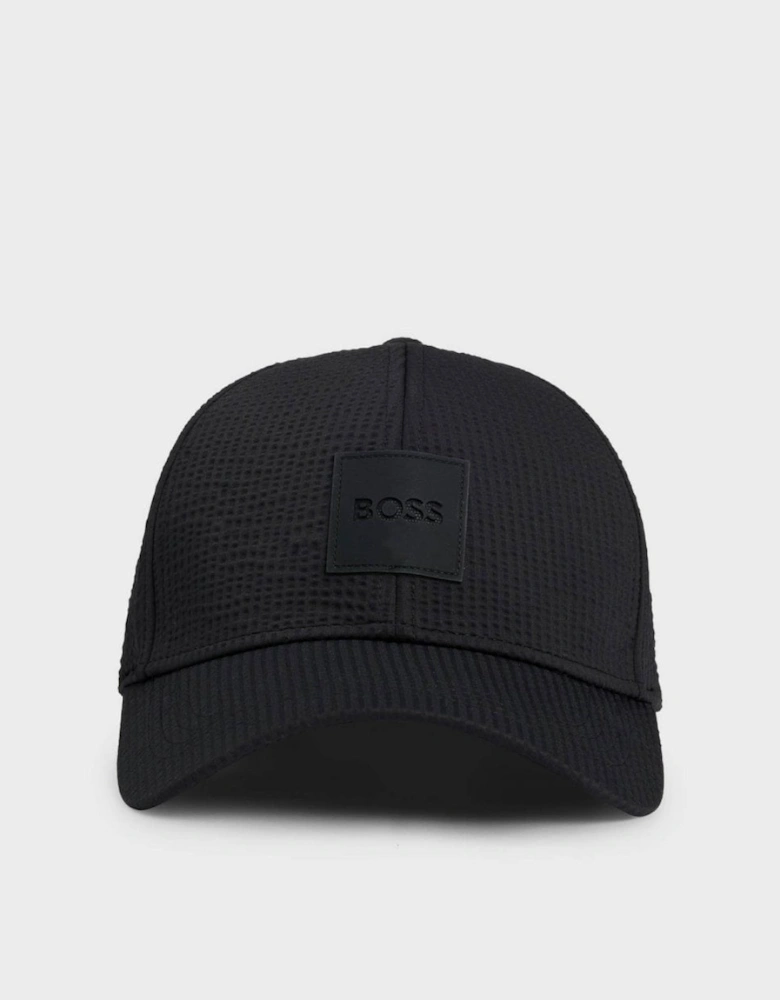 BOSS Orange Zed Seersucker Mens Baseball Cap