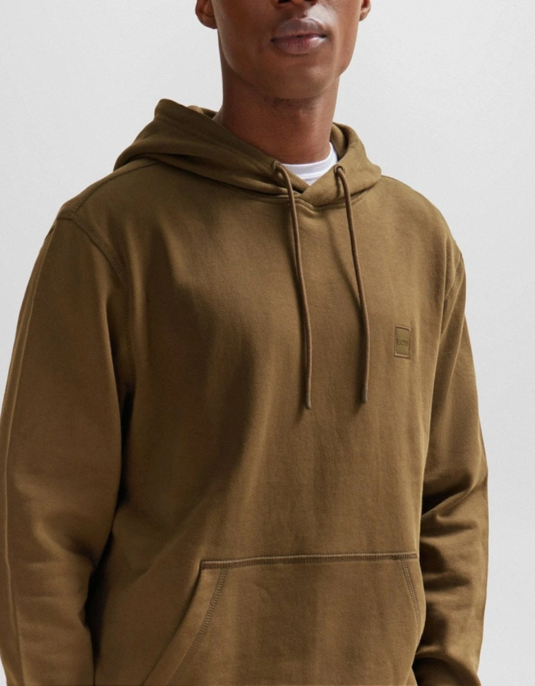 BOSS Orange Wetalk Mens Pullover Hoodie With Logo Patch