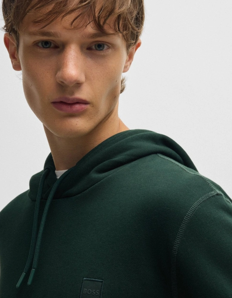 BOSS Orange Wetalk Mens Pullover Hoodie With Logo Patch
