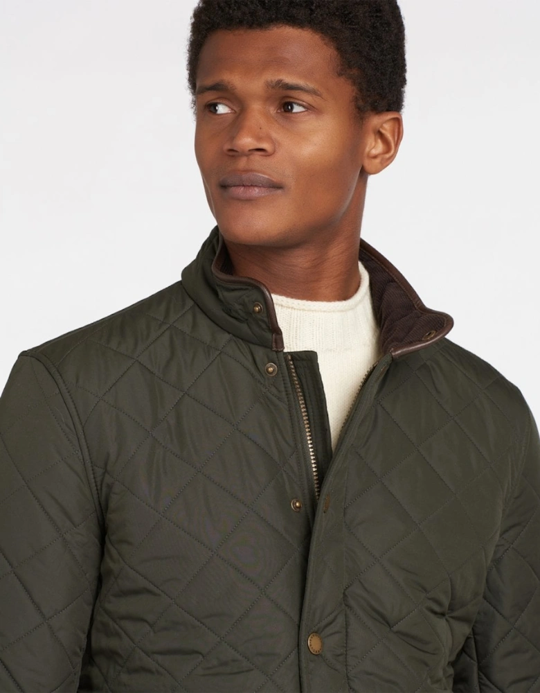 Powell Mens Quilted Jacket - Sage