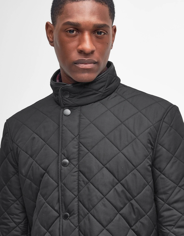 Powell Mens Quilted Jacket - Black