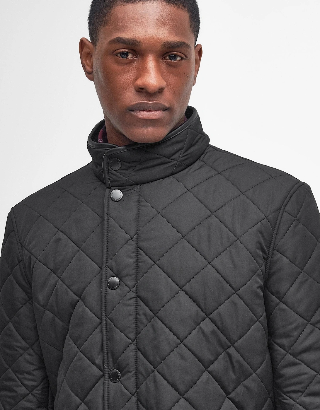 Powell Mens Quilted Jacket - Black