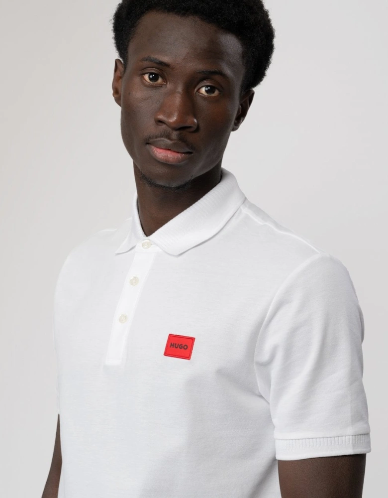 HUGO Dereso232 Mens Cotton-Piqué Slim-Fit Polo Shirt