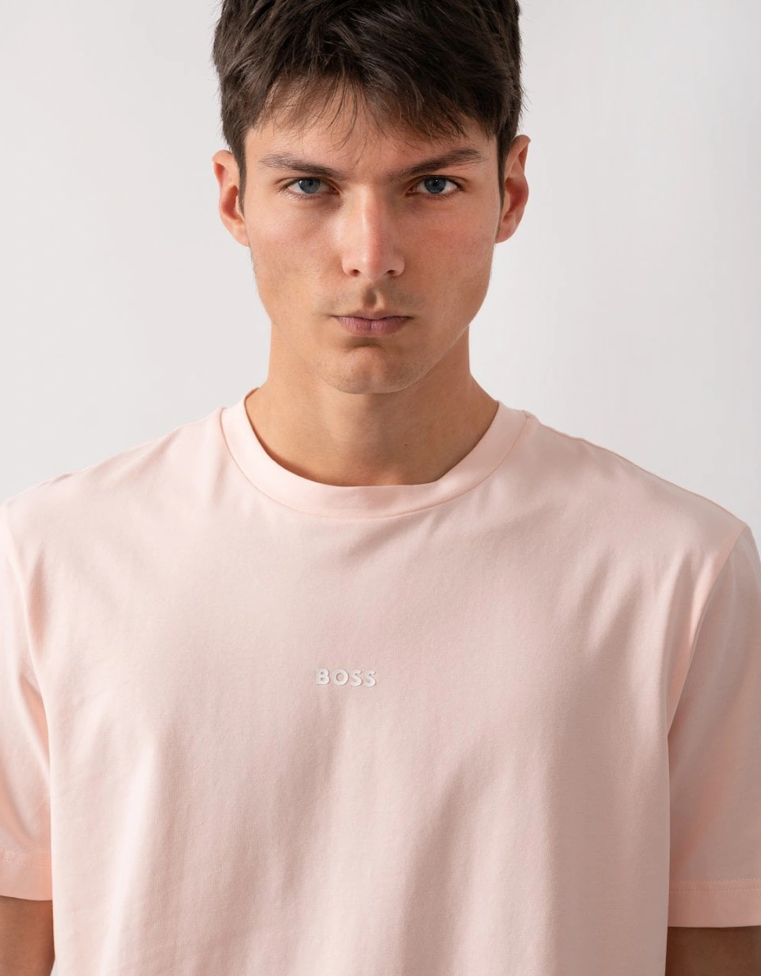 BOSS Orange TChup Mens Crew Neck Small Logo T-Shirt