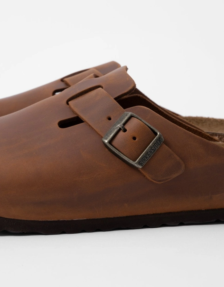 Oiled Nubuck Leather Unisex Clogs