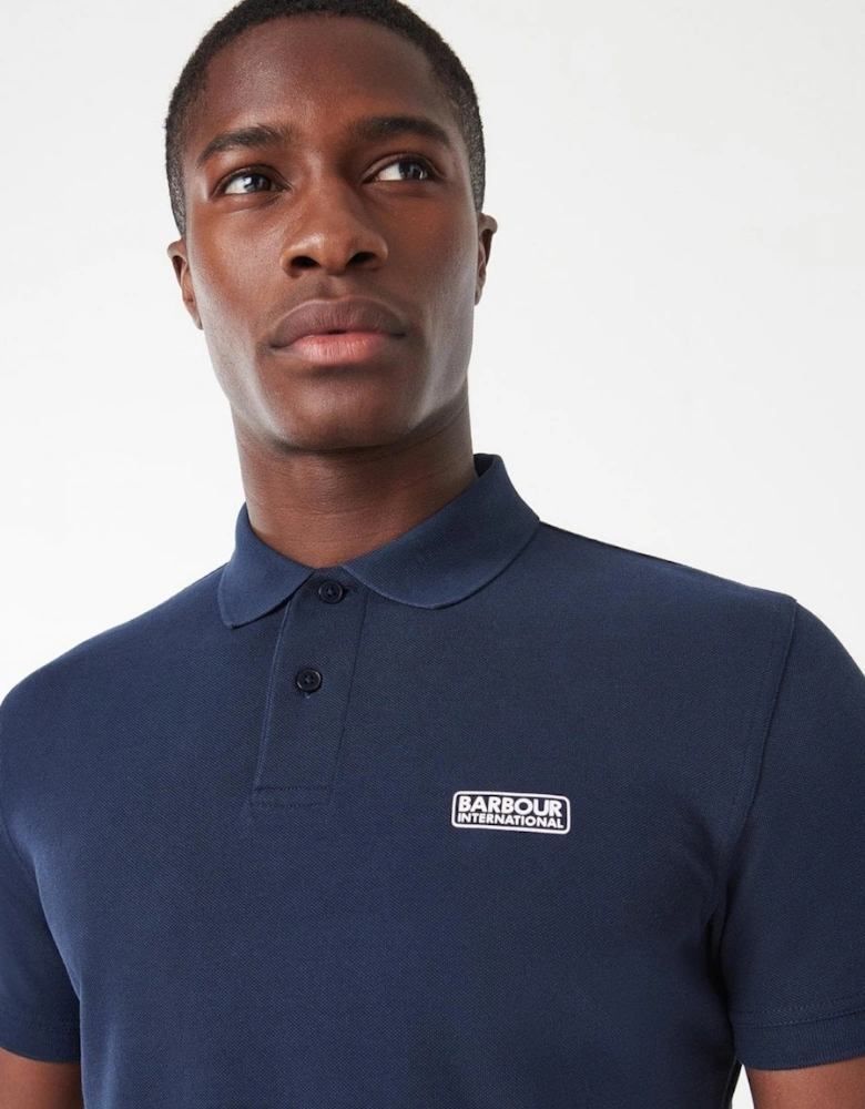 Essential Short Sleeve Mens Polo - International Navy