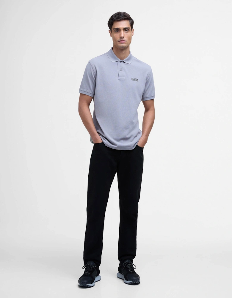 Essential Short Sleeve Mens Polo - Pale Slate