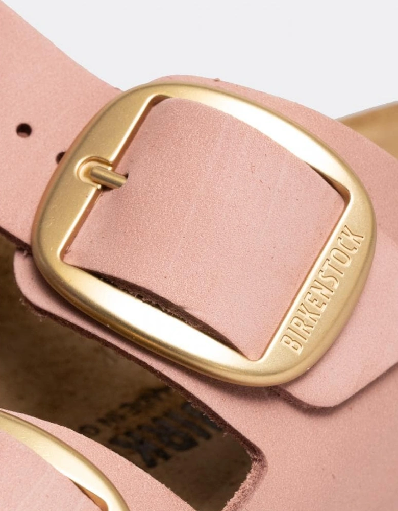 Big Buckle Nubuck Womens Sandals