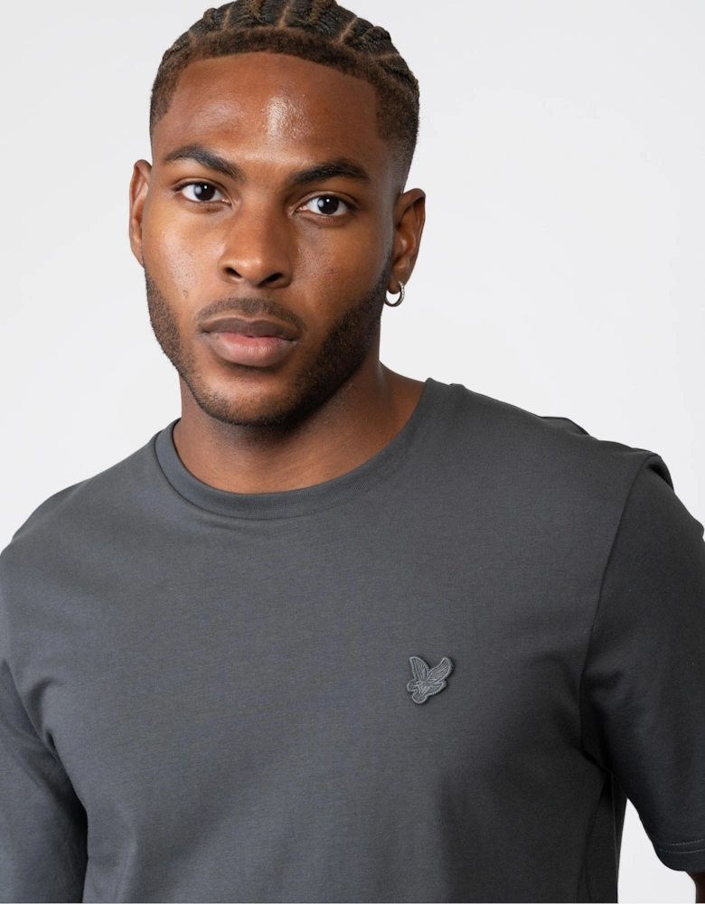 Lyle & Scott Tonal Eagle Mens T-Shirt - W635 Gunmetal