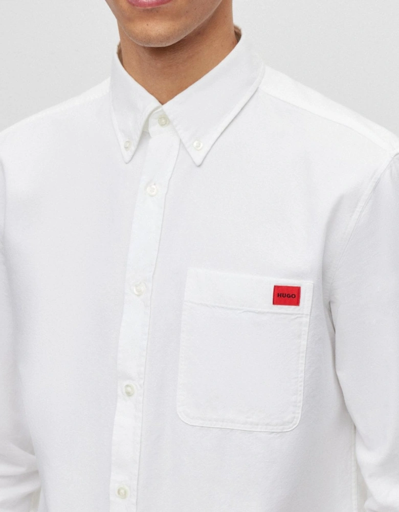 HUGO Evito Slim Fit Mens Long Sleeved Shirt
