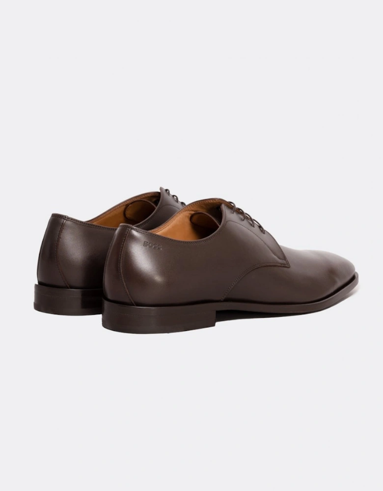 BOSS Orange Lisbon Mens Leather Derby Shoes With Leather Lining