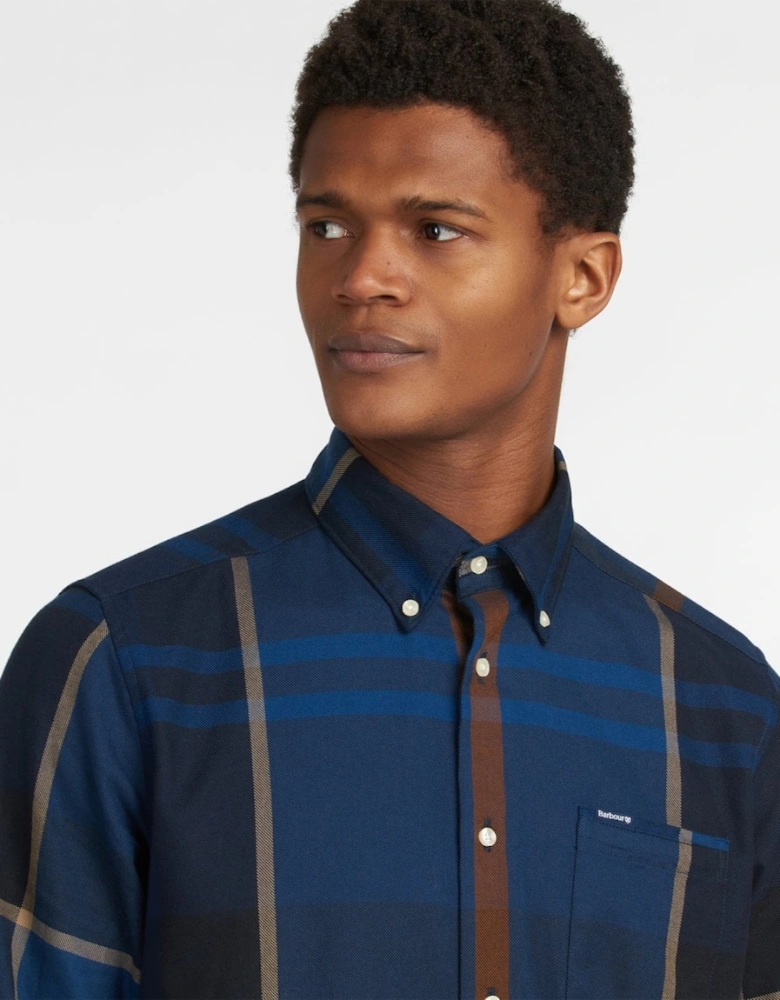 Dunoon Tailored Mens Shirt - Midnight Tartan
