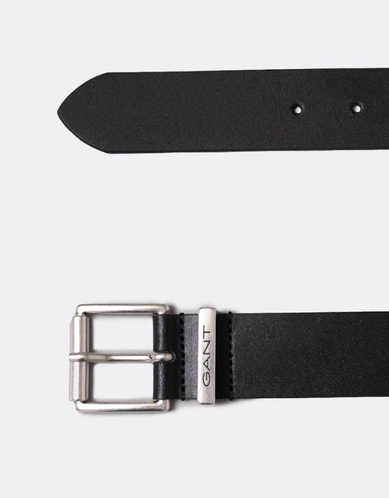 Mens Logo Leather Belt