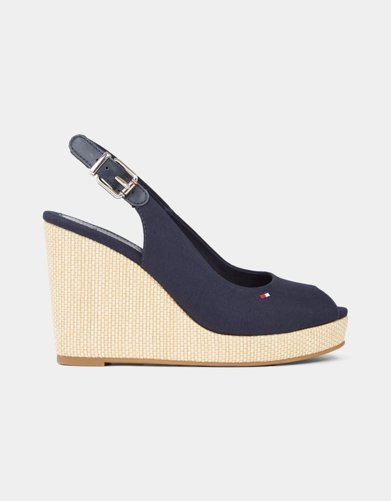 Iconic Elena Sling Back Wedge
