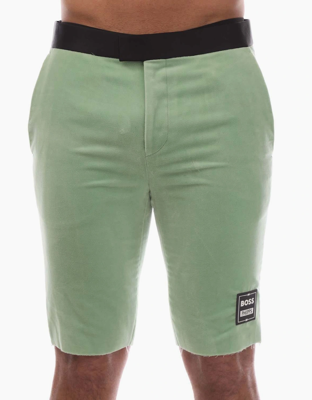 Hugo Boss Men's Pinnacle Shorts - Green - Size: 34/32
