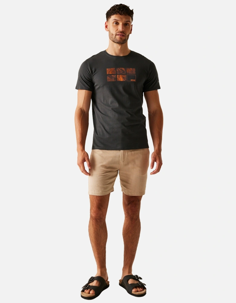 Mens Breezed V Abstract T-Shirt
