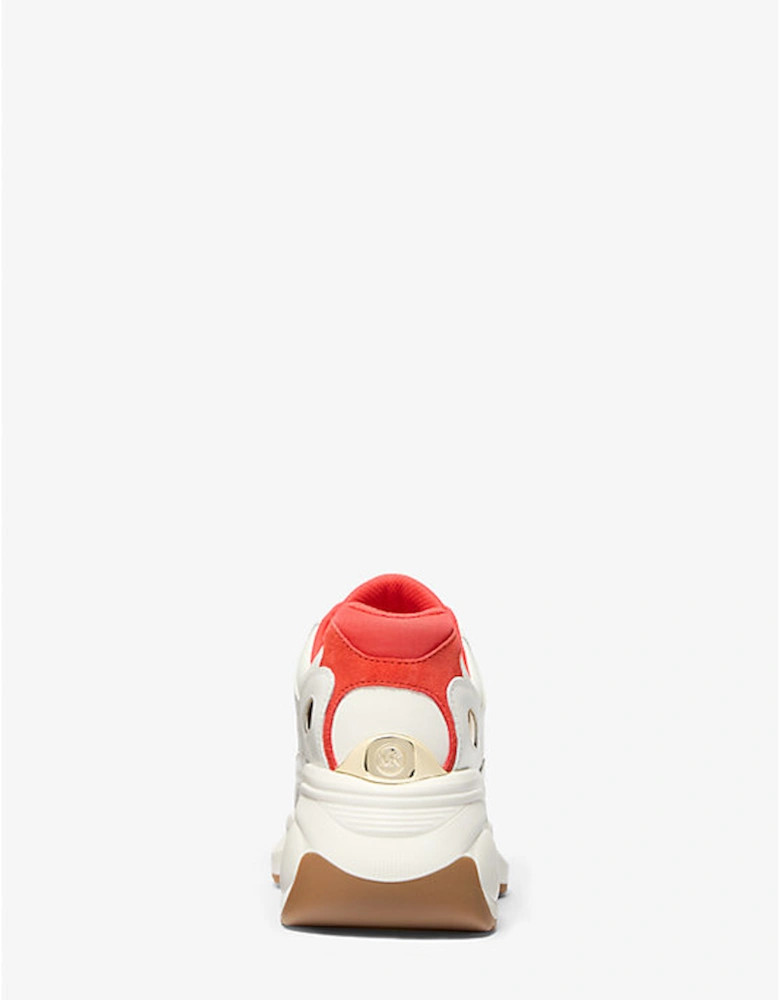 Zuma Two-Tone Leather and Suede Trainer