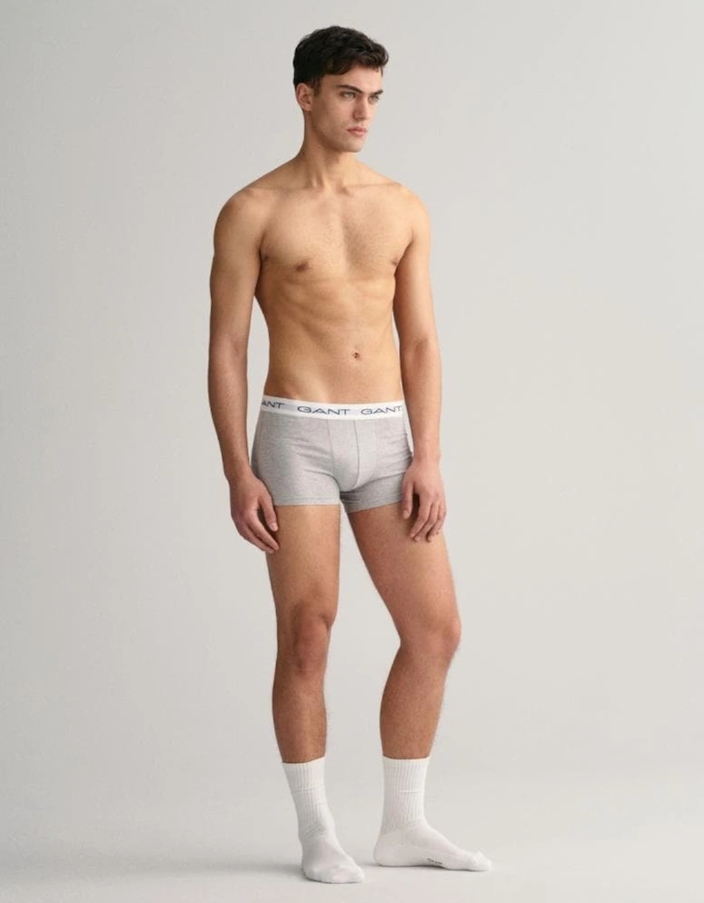 3-Pack Mens Cotton Jersey Trunks