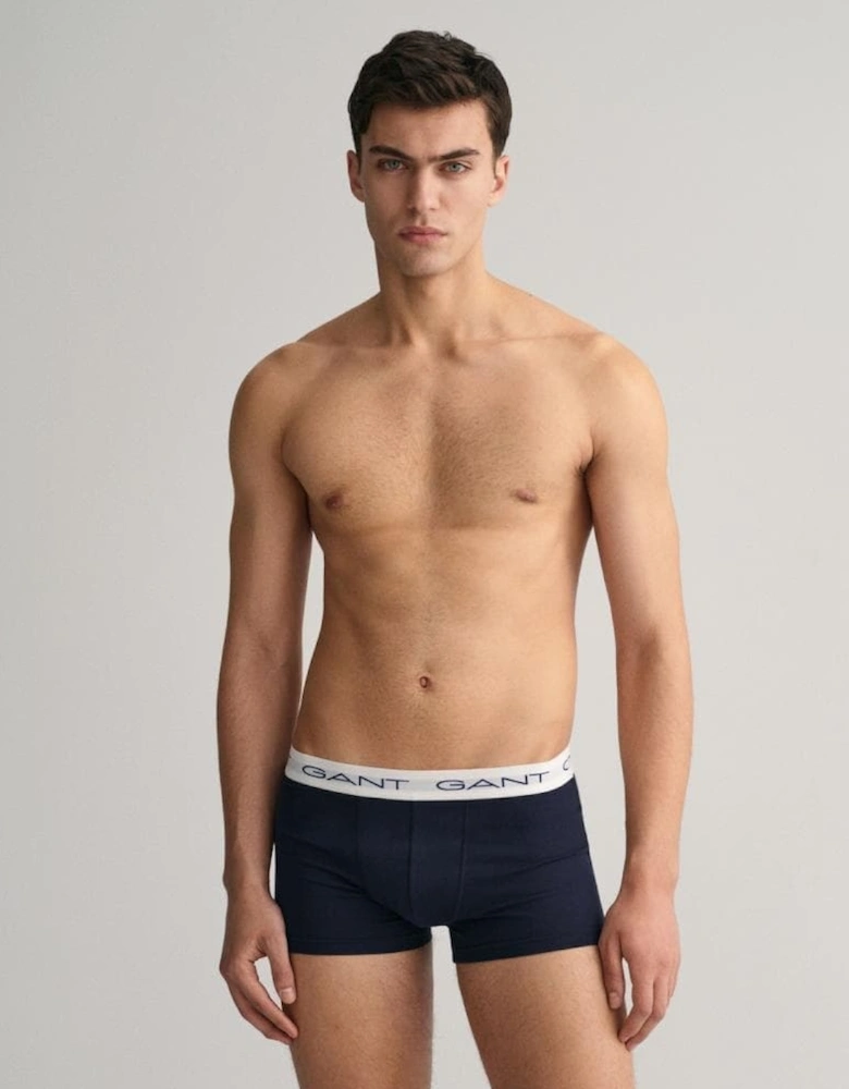 3-Pack Mens Cotton Jersey Trunks