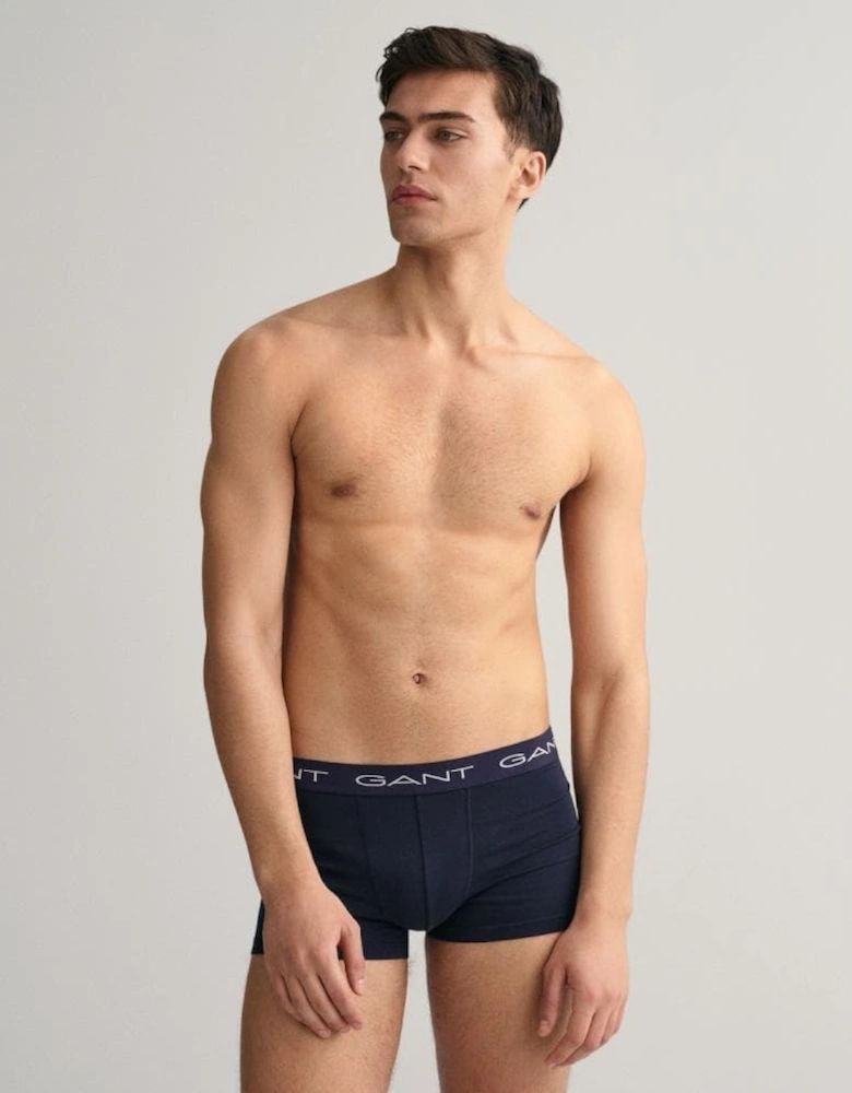 3-Pack Mens Cotton Jersey Trunks