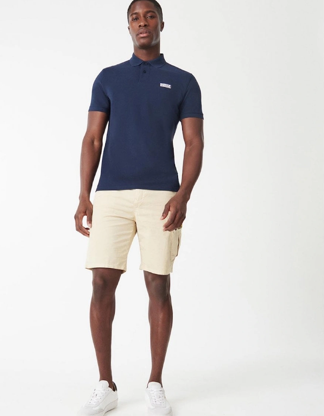 Essential Short Sleeve Mens Polo - International Navy