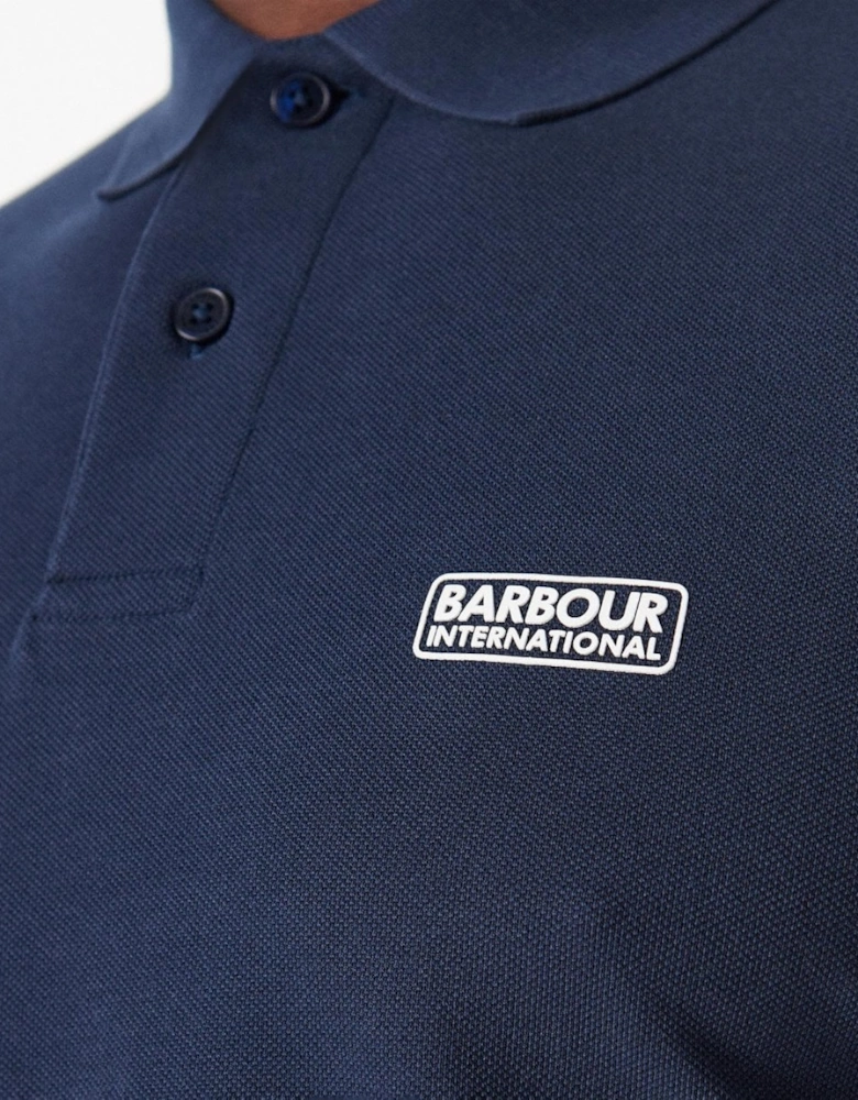 Essential Short Sleeve Mens Polo - International Navy