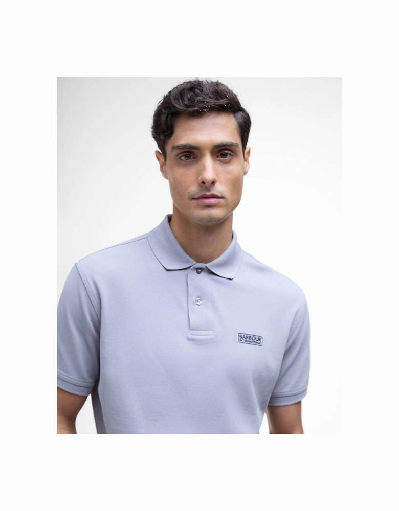 Essential Short Sleeve Mens Polo - Pale Slate