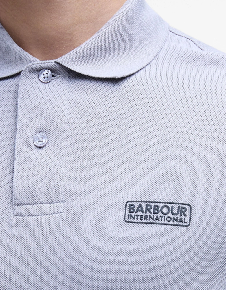 Essential Short Sleeve Mens Polo - Pale Slate