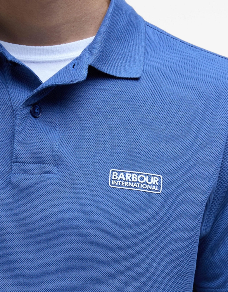 Essential Short Sleeve Mens Polo - North Sea Blue