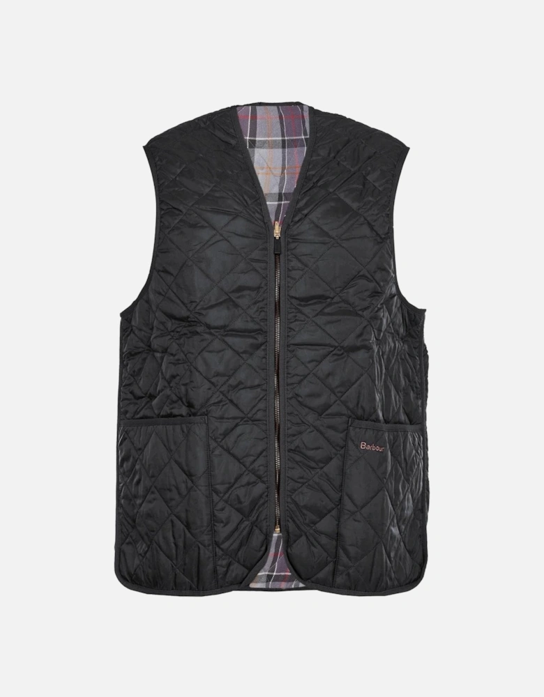 Quilted Mens Waistcoat/Zip-In Liner