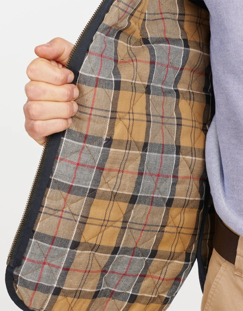 Quilted Mens Waistcoat/Zip-In Liner