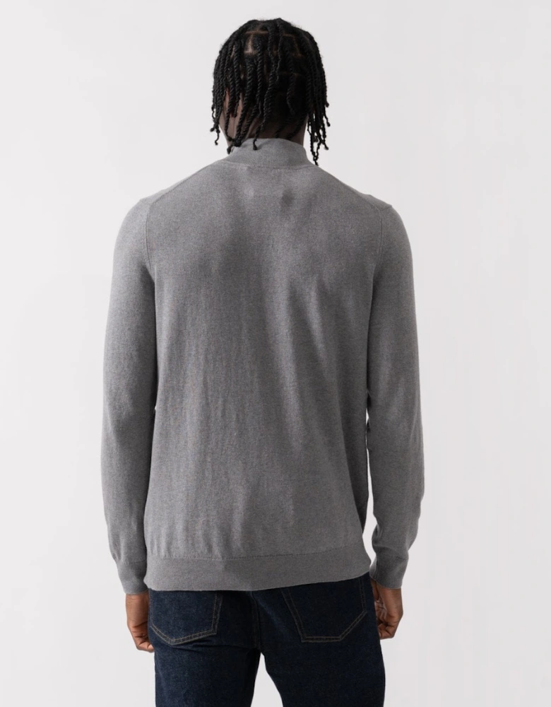 Lyle & Scott Cotton Merino Mens Quarter Zip Jumper