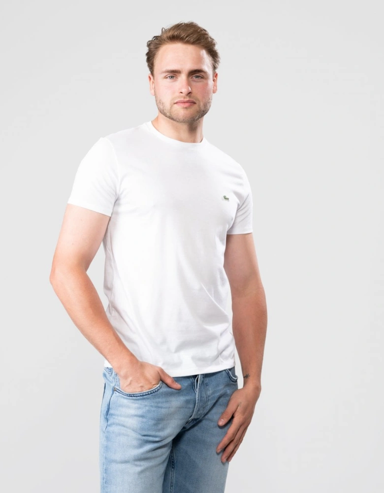 Mens Crew Neck Pima Cotton Jersey T-shirt