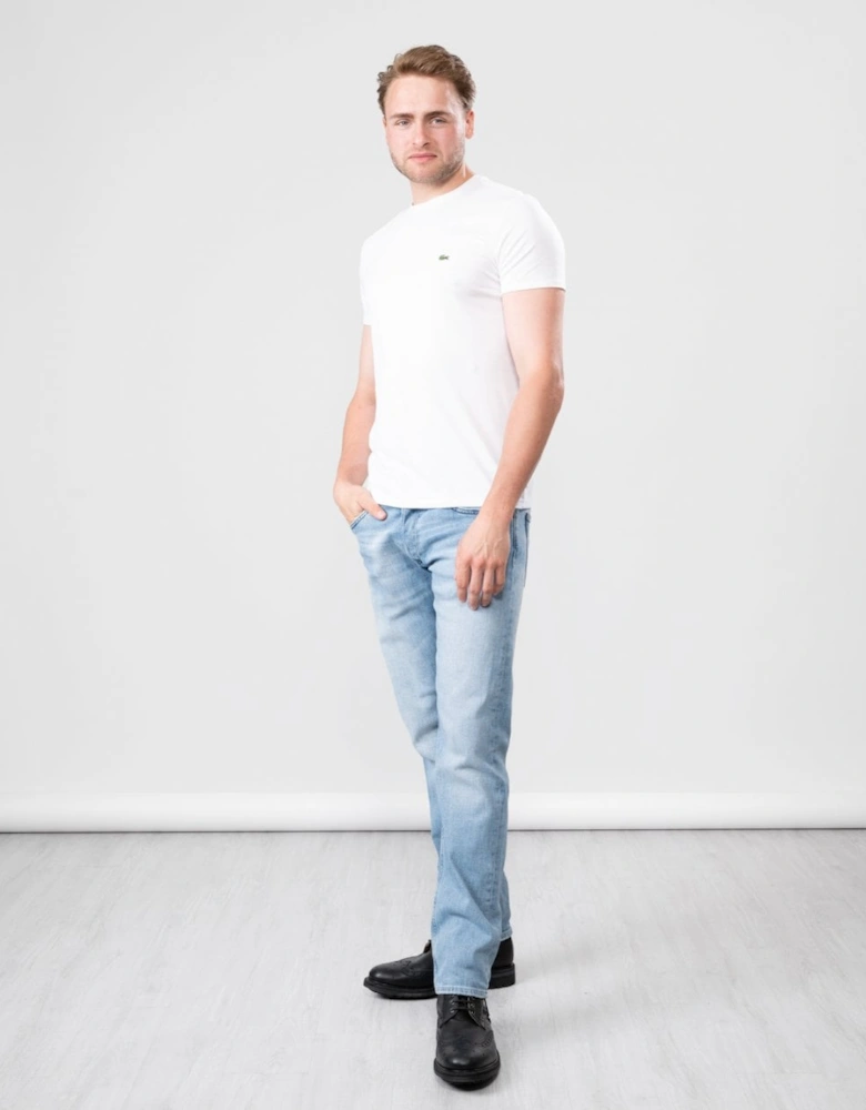 Mens Crew Neck Pima Cotton Jersey T-shirt
