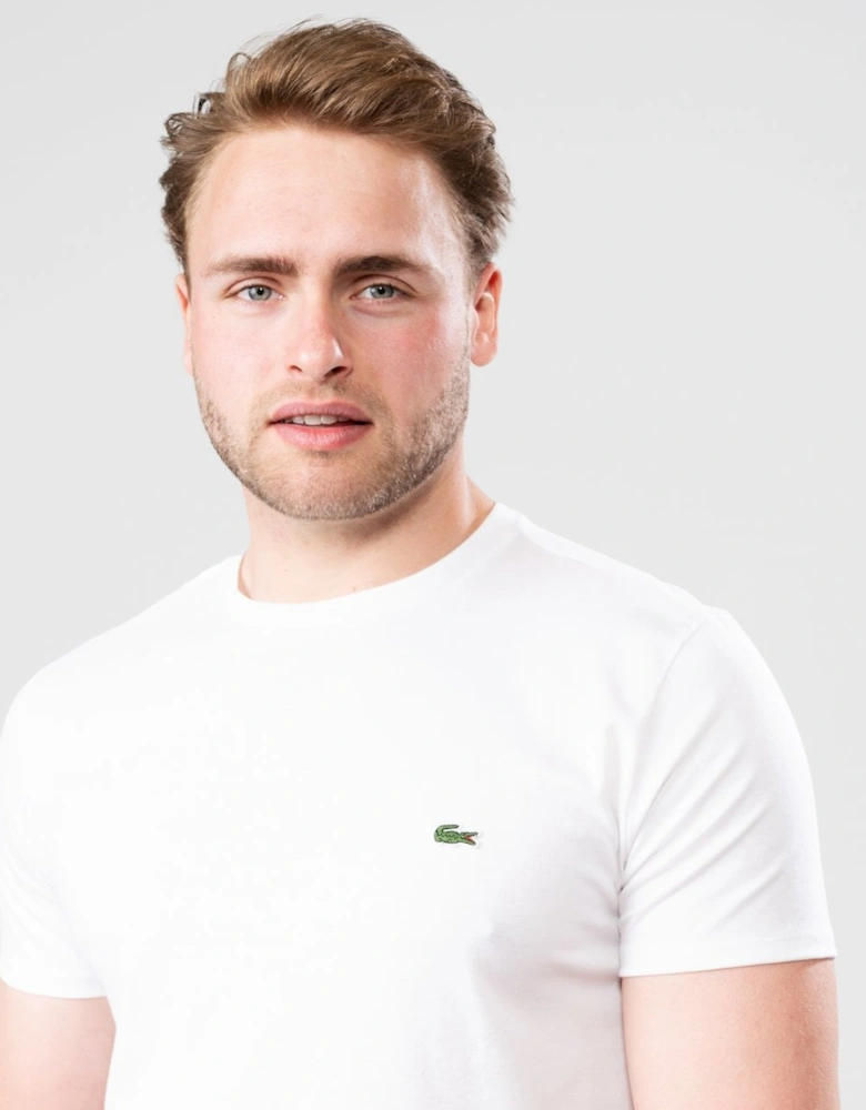 Mens Crew Neck Pima Cotton Jersey T-shirt