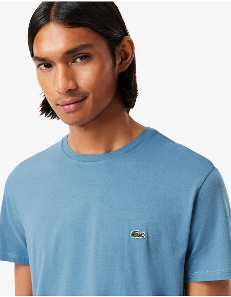 Mens Crew Neck Pima Cotton Jersey T-shirt
