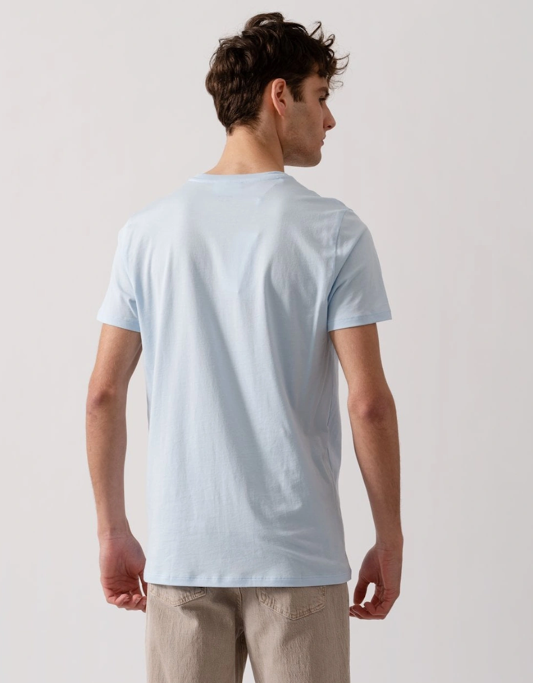 Mens Crew Neck Pima Cotton Jersey T-shirt