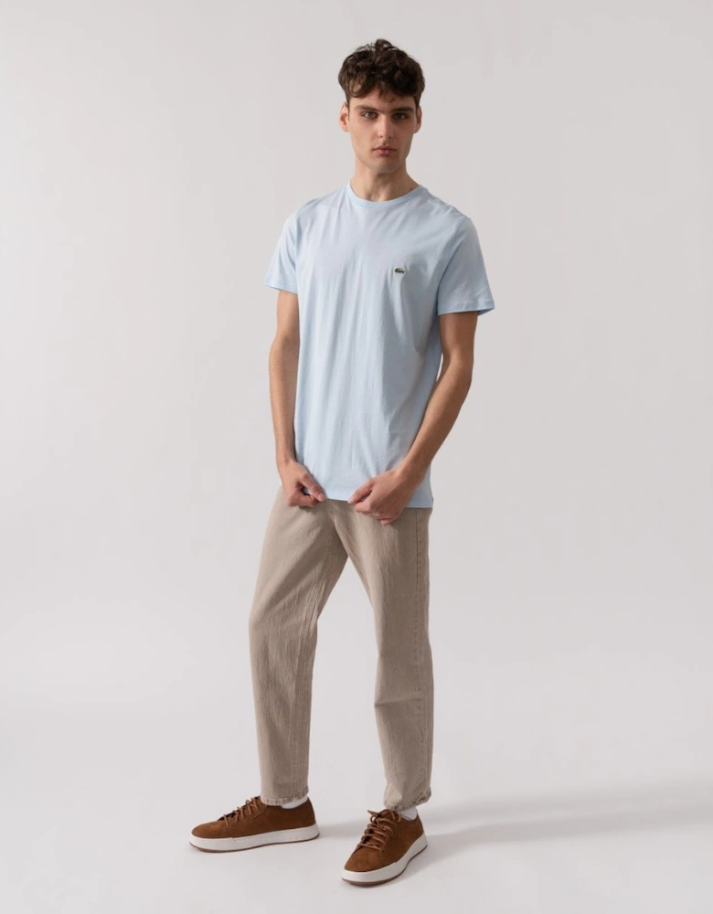 Mens Crew Neck Pima Cotton Jersey T-shirt