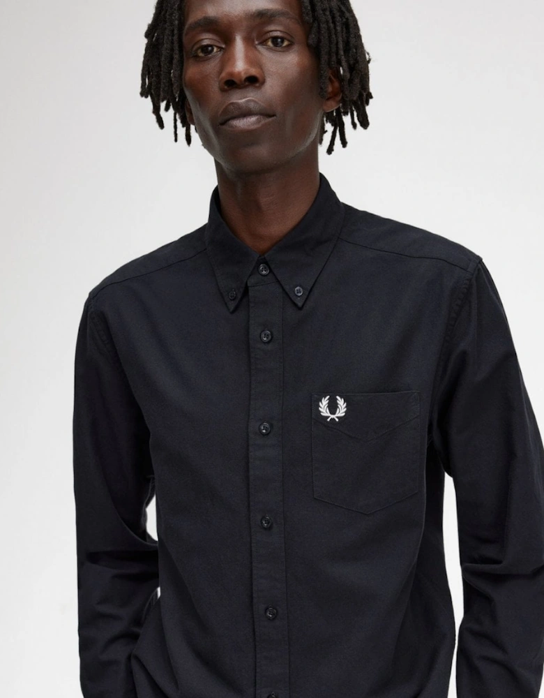 Mens Long Sleeve Oxford Shirt